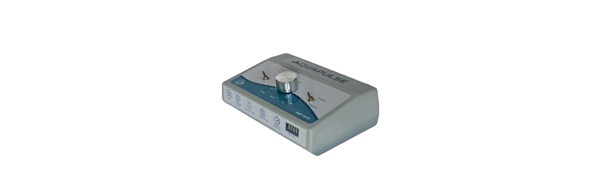 Dispositivo Aquapulse para desintoxicação vibracional e revitalização celular com água energizada em terapias holísticas.